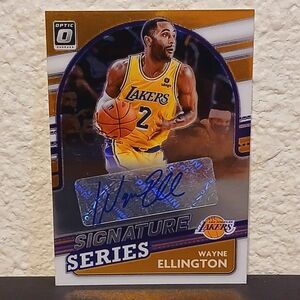 2021-22 DONRUSS OPTIC SIGNATURE SERIES WAYNE ELLINGTON AUTOGRAPH CARD #SS-WEL